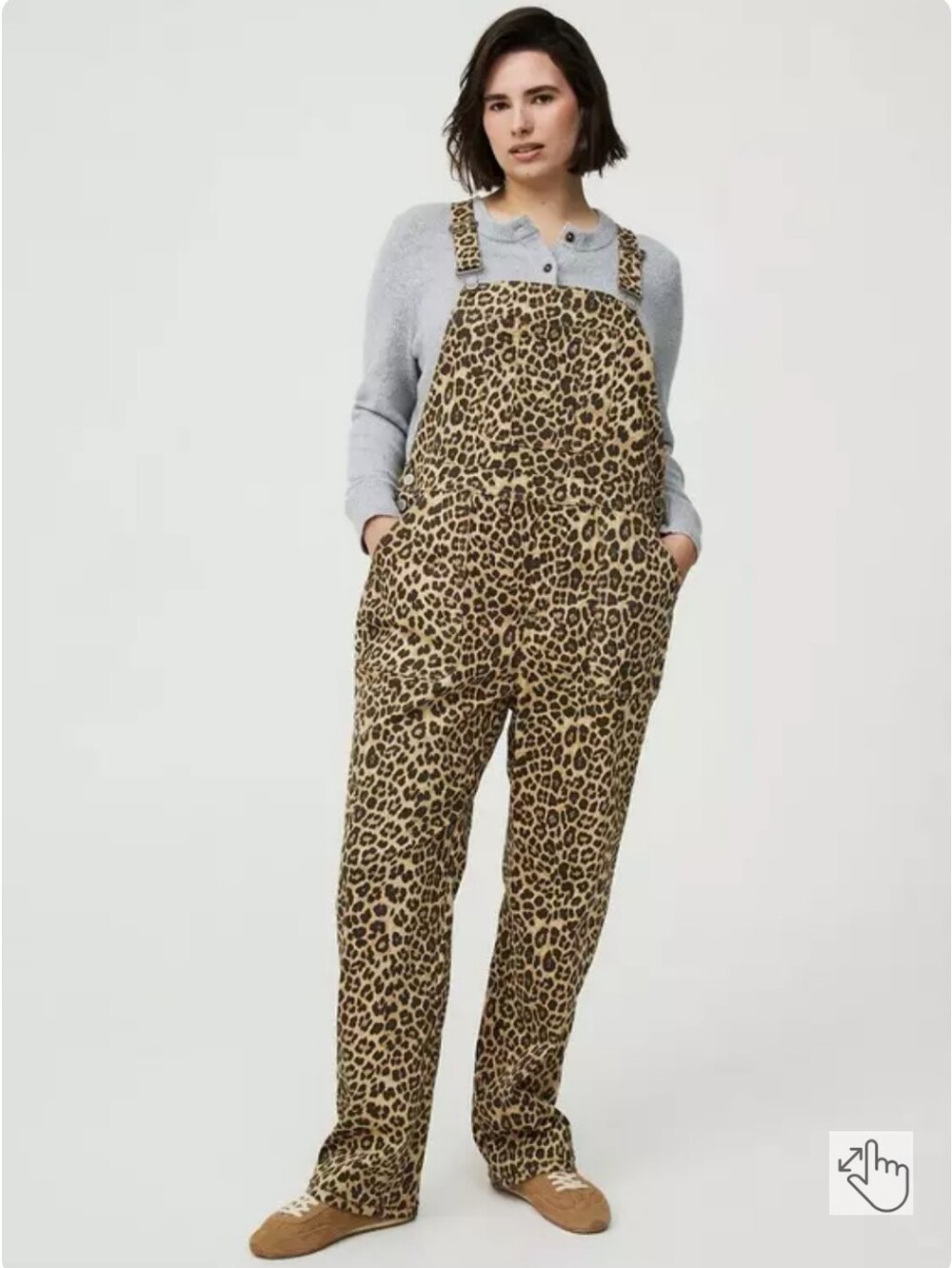 BNWT - Torrid Cheetah Print Overalls - Straight leg 20S